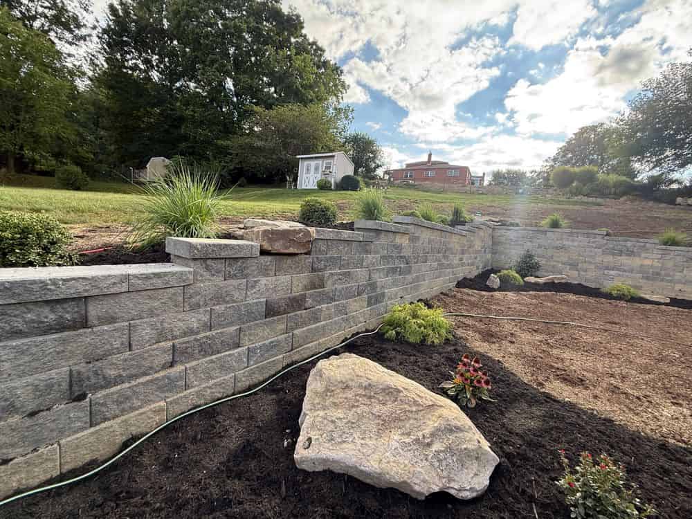 Retaining Wall Construction Services image