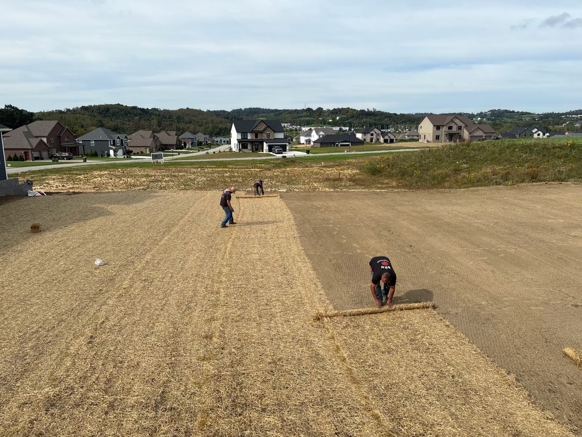 Gallery photos for Fall Lawn Seeding and Prep Work in Progress: Image #1