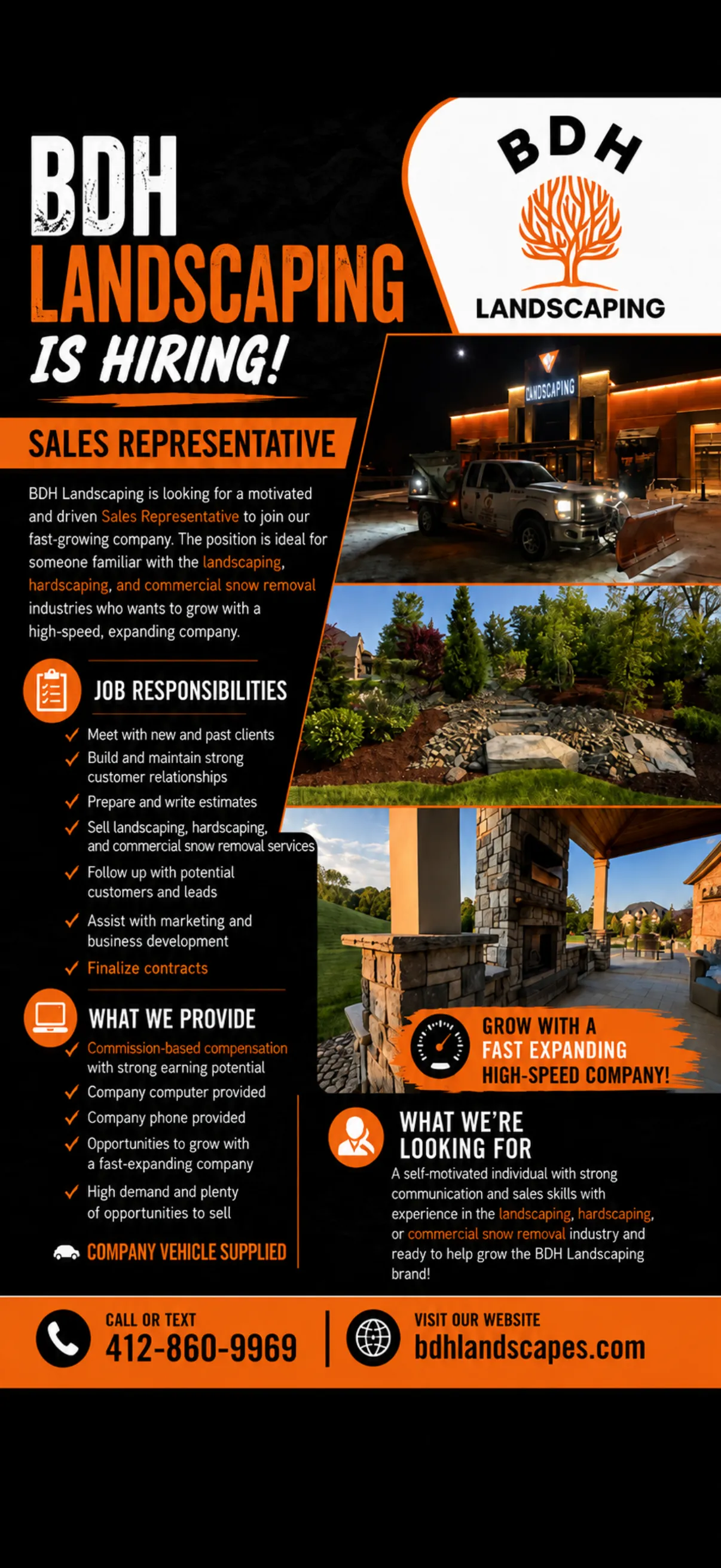 Project BDH Landscaping Is Hiring a Sales Representative image