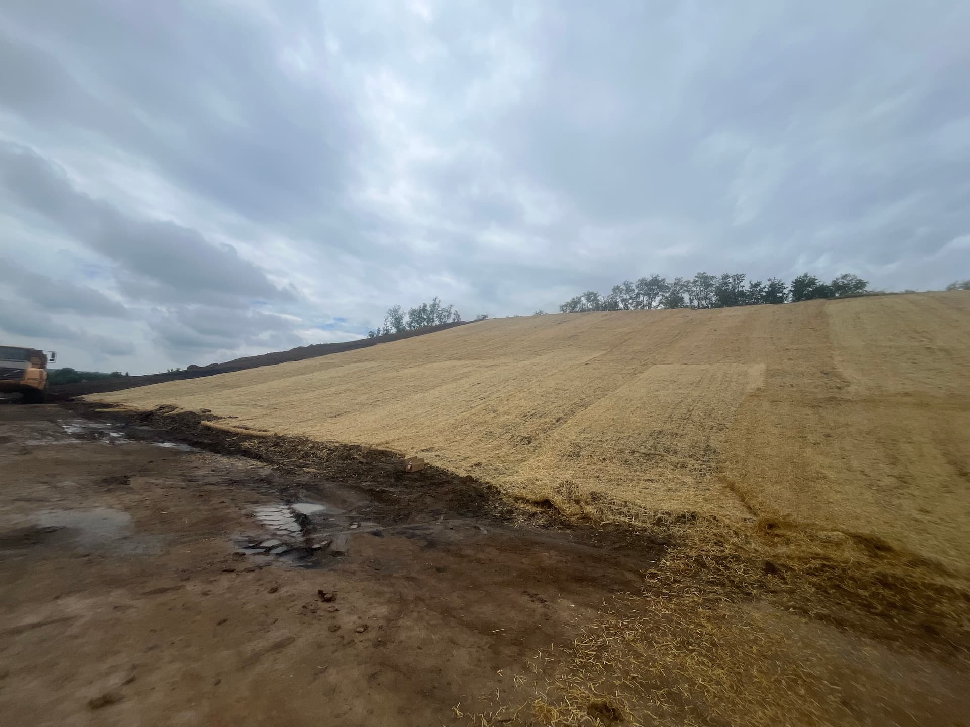 Gallery photos for Slope Seeding and Erosion Control at a Murrysville Development: Image #1