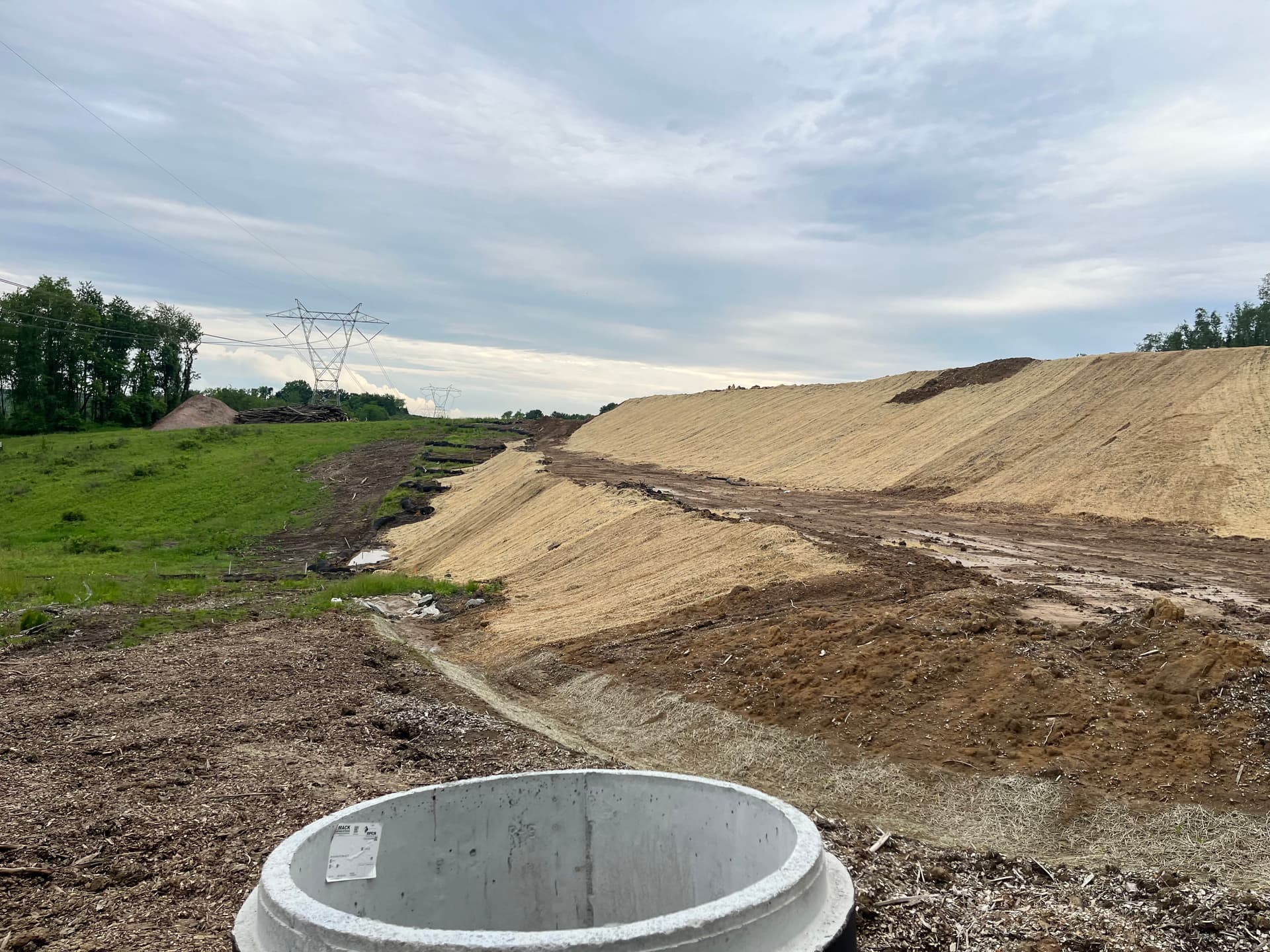 Gallery photos for Slope Seeding and Erosion Control at a Murrysville Development: Image #3