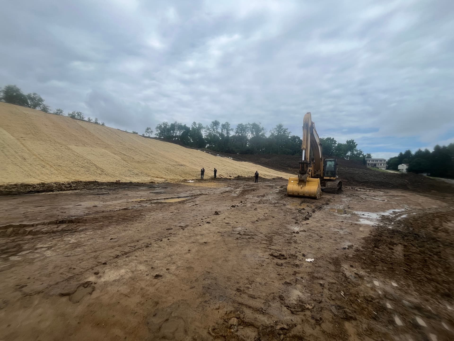 Slope Seeding and Erosion Control at a Murrysville Development image