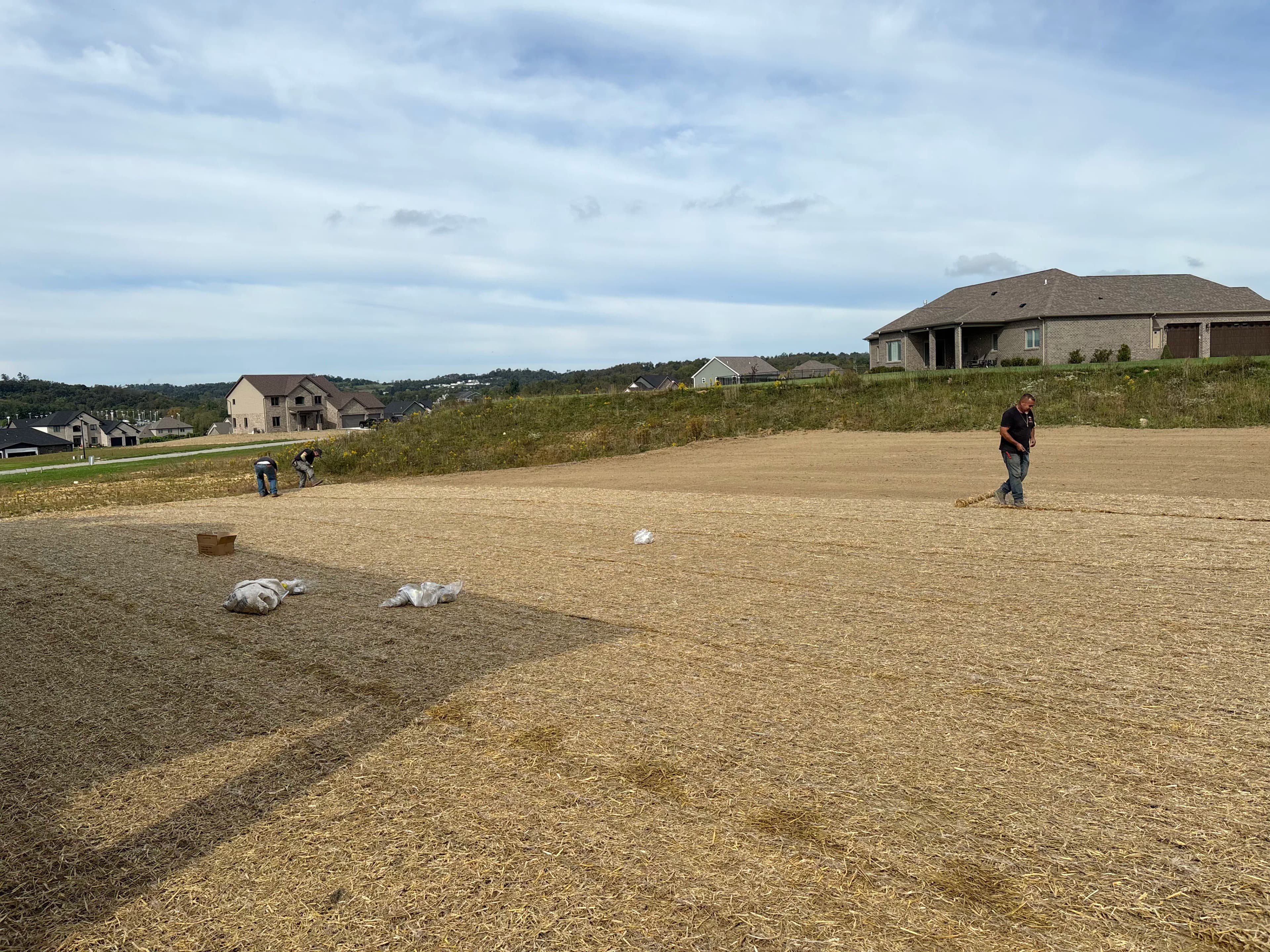 Project Fall Lawn Seeding and Prep Work in Progress image