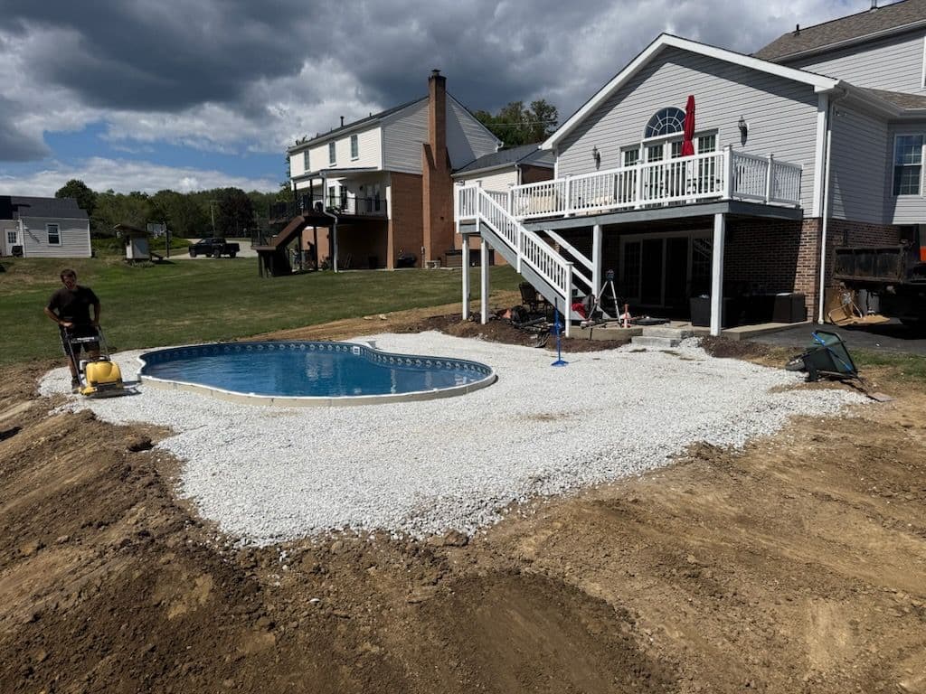 Gallery photos for Exciting Pool Installation Project in Venetia: Image #1