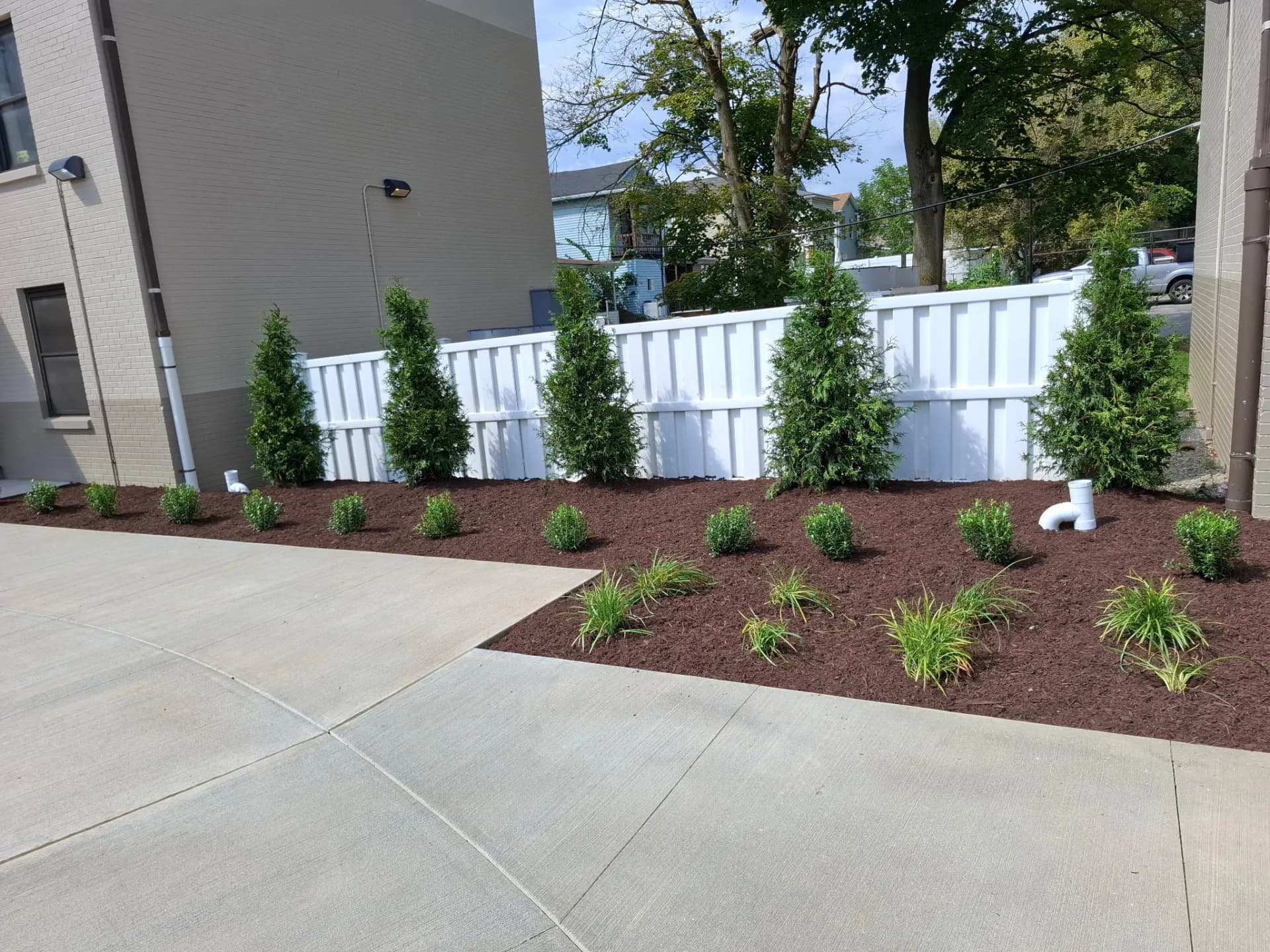 Gallery photos for New Landscape Beds Installed at Beaver County Housing Authority: Image #1